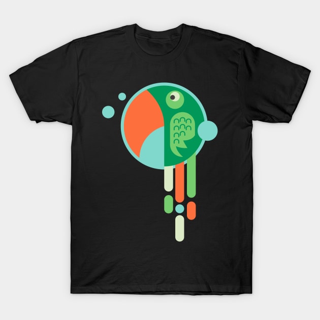 Digi Parrot Graphic T-Shirt T-Shirt by STARK Printing